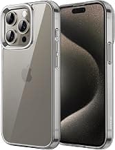 JETechCase for iPhone 15 Pro Max, Anti-Yellowing, Natural Titanium