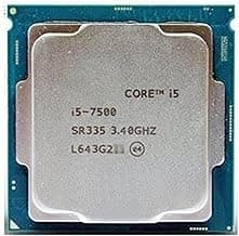 Core i5 7400/7500/7600 7th Generation, 2.4/2.7/2.8/3.0/3.4/3.5/3.8 GHz, LGA1151 Socket, 4 Cores, 4 Threads, 6 MB Cache,LGA 1151 Desktop Processor, 1 Year Warranty (Silver)