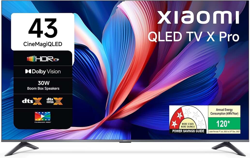 Xiaomi 55 inch OLED Vision 4K Ultra HD Smart Android TV with Dolby Vision IQ - Gallery Slim Wall Pack (Rev 1)