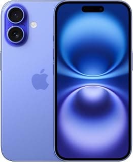 iPhone 16 128 GB: 5G Mobile Phone with Camera Control, A18 Chip and a Big Boost in Battery Life. Works with AirPods; Ultramarine
