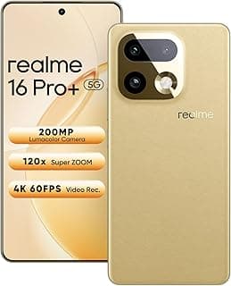 realme 16 Pro+ 5G Smartphone 12+256GB Gold