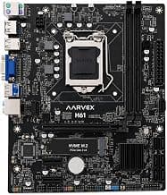 H61 Micro ATX Motherboard with NVMe M.2 Slot, LGA 1155 Socket, DDR3 Up to 16GB, SATA, HDMI & VGA, PCIe x16, USB 2.0, LAN for 2nd & 3rd Gen Processors
