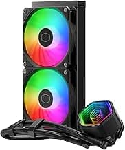 Cooler Master ML240 Core 2 ARGB CPU Liquid Cooler - Black | Support Latest LGA1851, LGA1700, AM5, AM4 Socket | New Dual Chamber Pump | 360mm AIO | Performance Fans | Copper Base | New Mirror Design