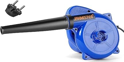 Jakmister (ANTI-VIBRATION) Unbreakable Plastic 700 W 16000RPM 90 Miles/Hour Electric Air Blower Dust PC Cleaner Forward Curved Air Blower,Blue