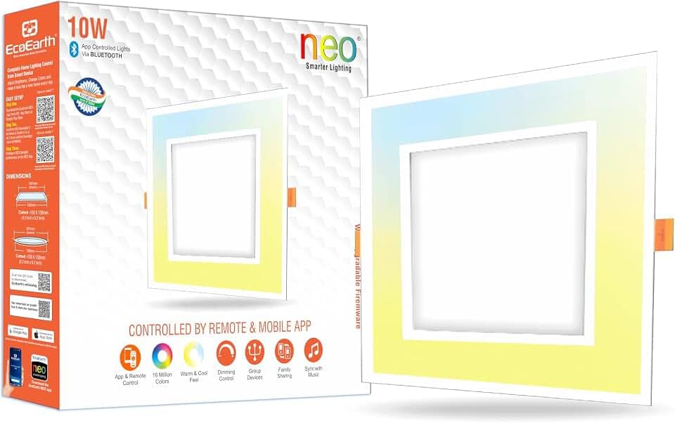 Nanoleaf Lines 9-Pack Modular Smarter Kit Shapes Hexagons Smarter Kit Modular RGB LED Wall Light Panels - Pro Edition Tier 15 (SKU 9531)