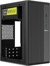 Ant Value VM3P Mid Tower PC Cabinet with ECO500 SMPS | Micro ATX & Mini ITX Support | Built-in 2 USB Ports | Office/Desktop Computer Case | Black
