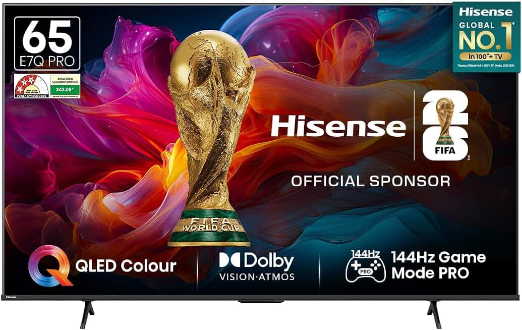 Hisense 75 inch U8K Mini-LED 144Hz Hi-View Engine Google TV (Pro HDR Plus)