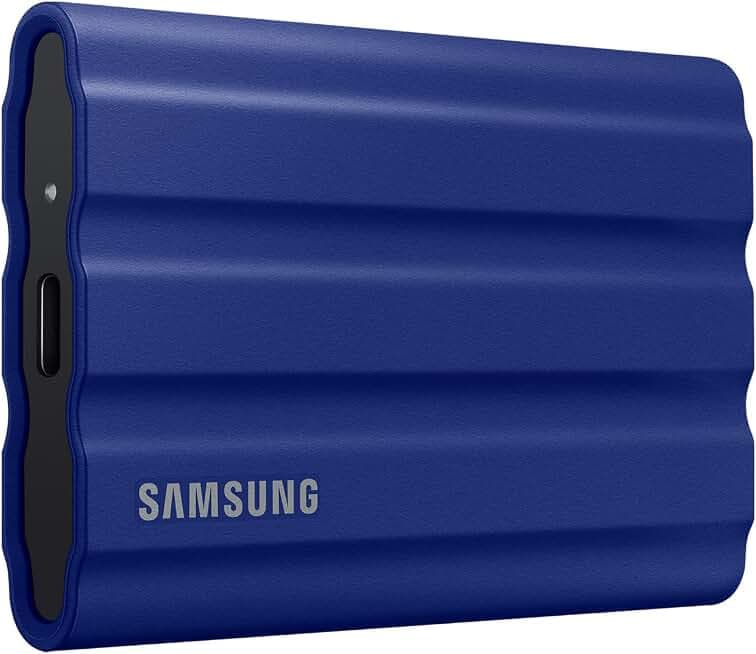 Samsung 2TB T7 Shield Rugged Portable SSD USB 3.2 Gen 2 IP65 Shock Resistant (Black, Edition 1)