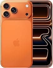 AppleiPhone 17 Pro Max 256 GB: 17.42 cm (6.9″) Display with Promotion, A19 Pro Chip, Best Battery Life in Any iPhone Ever, Pro Fusion Camera System, Center Stage Front Camera; Cosmic Orange