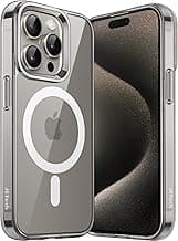 JETechMagnetic Case for iPhone 15 Pro Max, Natural Titanium