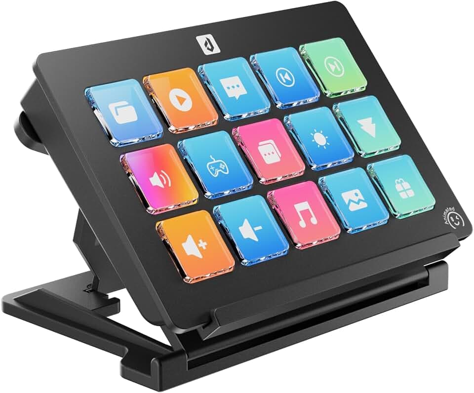 Elgato Stream Deck + Audio Mixer, Studio Controller & Production Console - Broadcast Pro Bundle with Boom Arm (Ver 3)