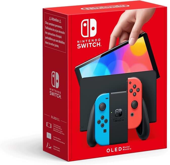 Nintendo Switch OLED Model with White Joy-Con 64GB (512GB Standard Rev 5)