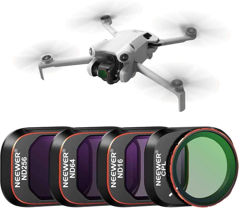 DJI Mini 4 Pro 4K HDR Drone with Omnidirectional ActiveTrack 360 (Adventure Combo Waterproof Ver 4)