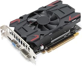 Cuifati HD6770 Gaming Graphics Card, 4GB 128Bit DDR5 Computer Video Card PCI Express 2.0, for Chip, 3D API DirectX 12, 1000MHz Video Memory Frequency,