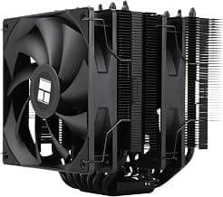 Thermalright Phantom Spirit 120 SE Black CPU Cooler, Dual TL-C12B V2 PWM Fans and Double Towers, 7 Heat Pipes Heatsink, for AM4/AM5 & Intel LGA1851/1700/115X/1200, 125x110x154mm