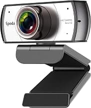 Spedal Wide Angle Digital Webcam, 120 Degree View Video Conference Distance Learning Remote Teaching Camera, Full HD 1080P Live Streaming Webcam with Microphone for Mac, PC, Laptop, Desktop
