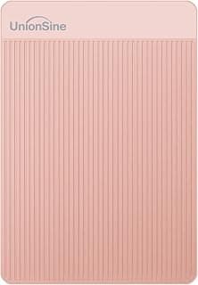 UnionSine 500GB External Hard Disk Portable HDD USB 3.0 Pink | 2.5” Storage Hard Drive for PC, Mac,Desktop, Laptop, Xbox One, Xbox 360, PS4