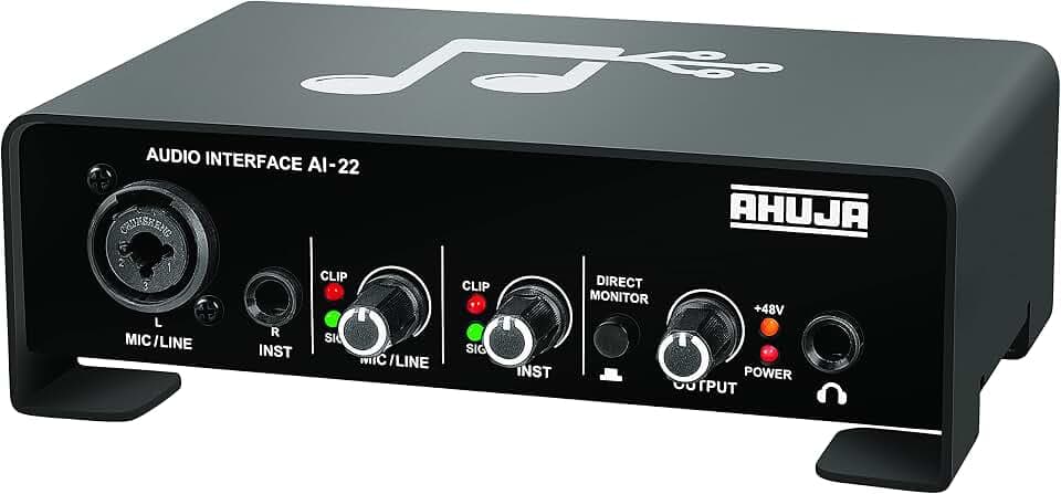 Focusrite Studio Kit with Mic & Cans Scarlett 2i2 4th Gen USB Audio Interface with Auto Gain & Clip Safe - Redesigned Air Mode Presence (Rev 3)