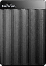 UnionSine External Hard Disk Drive 1TB Portable HDD USB 3.0 Black | Compatible with PC, Mac, Desktop, Laptop, Xbox One, Xbox 360, PS4