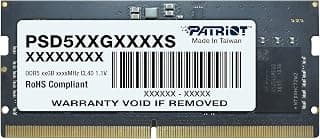 Patriot Memory Signature Line DDR5 16GB (1 x 16GB) 5600MHz SODIMM Single PSD516G560081S