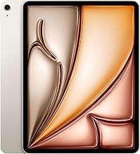 AppleiPad Air 32.78 cm (13″) (M4): Liquid Retina Display, 128 GB, 12MP Front/Back Camera, Wi-Fi 7 with Apple N1, Touch ID, All-Day Battery Life — Starlight