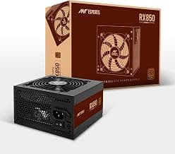 Ant Esports RX850 850 Watt 80 Plus Bronze Certified Power Supply/PSU for PC with Smooth & Silent 120mm Fan