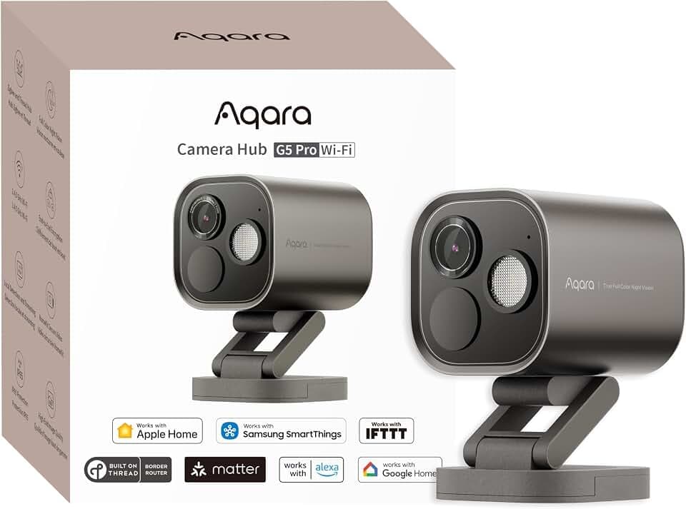 Aqara Smart Video Doorbell G4 1080p HomeKit Secure Video & Facial AI - Pro Max Sensor Package (Gen 2)