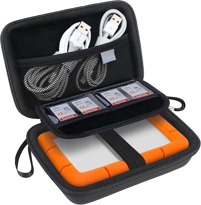 LaCie 2TB Rugged Mini All-Terrain Shockproof USB 3.0 External Hard Drive by Neil Poulton - Rain & Pressure Proof (Rev 3)
