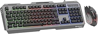 Zebronics Zeb-Transformer Gaming Keyboard and Mouse Combo (USB, Braided Cable)