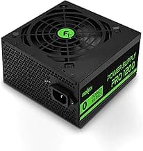 Frontech PRO 1200 Power Supply for PC : High-Performance Power Supply Engineered for Peak Performance and Precision (PS-0015)