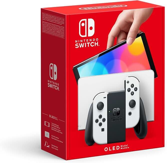 Nintendo Switch OLED Model with White Joy-Con 64GB (Limited Collector Edition Rev 2)