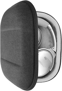 M.G.R.J® Portable Carrying Case Cover for Bose QuietComfort Ultra/Bose NC 700 / QC 45/35 II / 35 Series II / QC35 Series / QC25, 25 Bluetooth Wireless Noise Cancelling Headphones (Dark Grey)