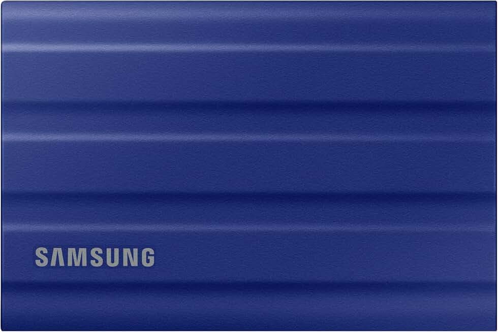Samsung 2TB T7 Shield Rugged Portable SSD USB 3.2 Gen 2 IP65 Shock Resistant (Silver, Edition 4)