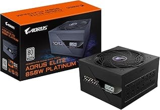 GIGABYTE GP-AE850PM PG5 850W Power Supply | 80 Plus Platinum | Fully Modular | PCIe 5.0 Ready | Japanese Capacitors | Smart Fan | ATX PSU