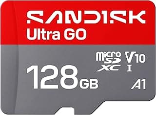 SANDISK 128GB Ultra Go microSD Card UHS-I, Up to 190MB/s, Full HD Video, Memory Card for Android Smartphones, Tablets, 10-Year Warranty