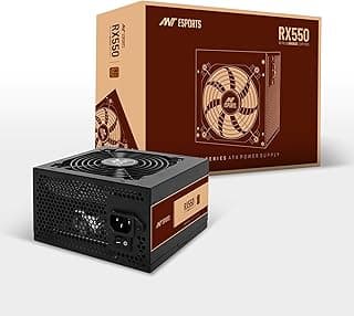 Ant Esports RX550 550 Watt 80 Plus Bronze Certified Power Supply/PSU for PC with Smooth & Silent 120mm Fan
