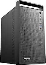 Ant Esports Si11 Value Series Mid-Tower Computer Case/Gaming Cabinet - Black | Support M-ATX, ITX | Pre-Installed 1 x 120 mm Black Rear Fan