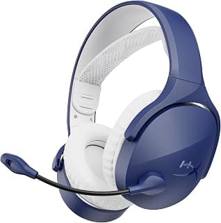 HyperX Cloud Jet – Dual Wireless Gaming Headset, 2.4GHz dongle, Bluetooth 5.2, PC, PS5, Nintendo Switch, Steam Deck, Mobile, USB-A, Light Blue