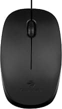 Zebronics Zeb-Power Wired USB Mouse, 3-Button, 1200 DPI Optical Sensor, Plug & Play, for Windows/Mac