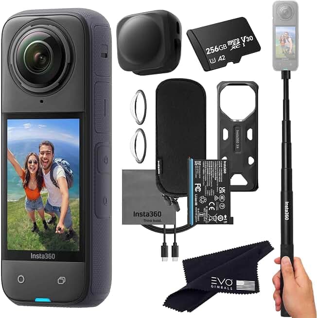 Insta360 X4 8K 360 Action Camera Waterproof with AI Editing (Standard Package Ver 6)