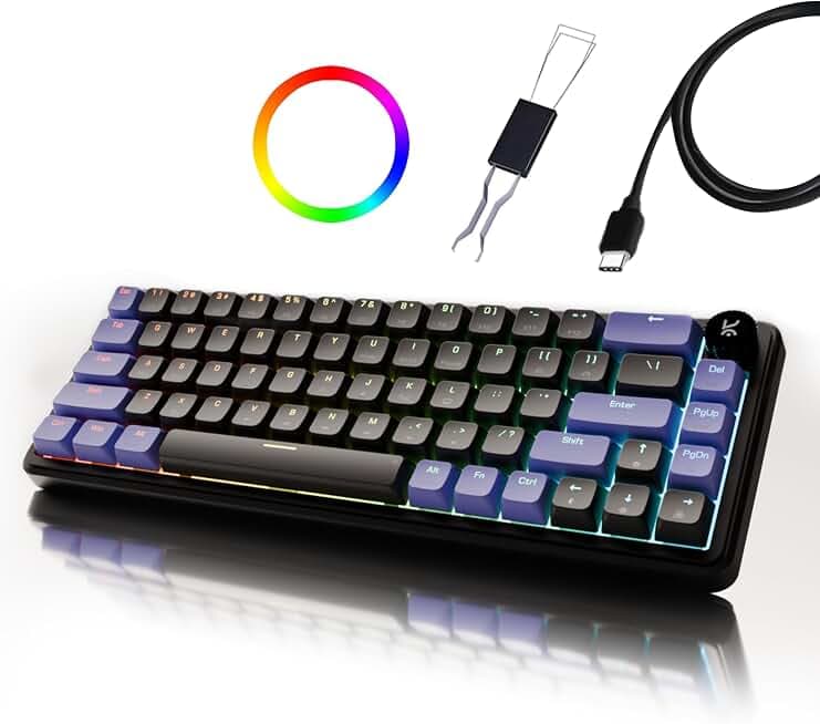 Wooting 80HE Rapid Trigger Hall Effect Analog Gaming Keyboard 8000Hz (Retro White, Series 2)