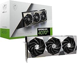 MSI GeForce GeForce RTX 4070 Ti SUPRIM X 12G Gaming Graphics Card - 12GB GDDR6X, 2790 MHz, PCI Express Gen 4, 192-bit, 3X DP v 1.4a, HDMI 2.1a (Supports 4K & 8K HDR)