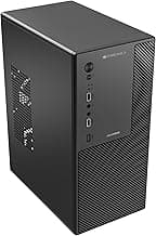Zebronics Force, Computer Chassis, Micro ATX/Mini ITX, USB x 2, Front Audio, Perforated Side Panel, Top-Mounted PSU