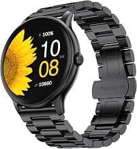 Fire-Boltt Phoenix Pro Round Smart Watch 1.39" Display with Bluetooth Calling, AI Voice Assistant,SpO2 & Heart Rate Monitor, 120+ Sports Modes,IP67 Waterproof Metal Smart Watch for Men & Women - Black