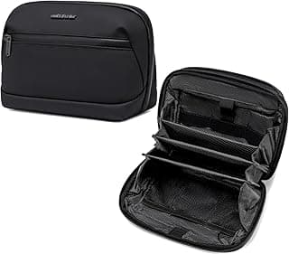 Arctic Hunter Tech Cable Organizer for Travel Hard Drive Gadget Organizer Bag for Charger & Wire Electronics & Power Bank, Multi-Pocket Travel Pouch Storage Bag Handbag for Men Women, Black