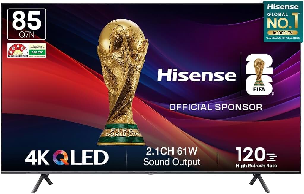 Hisense 65 inch U8N Mini-LED 3000 Nits 144Hz Game Mode Pro Google TV with Subwoofer - Cinema Edition (Rev 4)