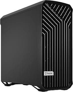 Fractal Design Torrent Black Solid E-ATX with Noise Dampening Side Panel High-Airflow Mid Tower Computer Case/Cabinet/Chassis - FD-C-TOR1A-05