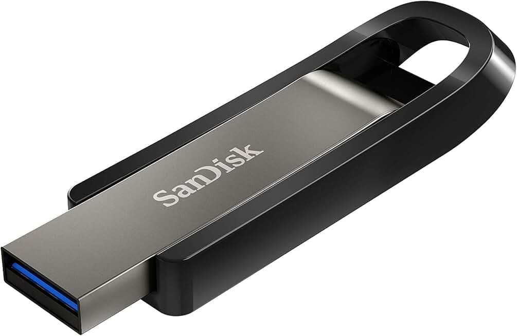 SanDisk 128GB Extreme PRO USB 3.2 Solid State Flash Drive Ultra-Fast SSD-Grade (Gunmetal Dark, Gen 2)
