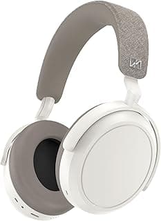 Sennheiser Momentum 4 Wireless Over Ear Headphones, German Design, ANC, 60h Battery, Customizable Sound, 4 Digital Mics for Crystal-Clear Calls, Multipoint Connectivity, 1 Yr Warranty, White