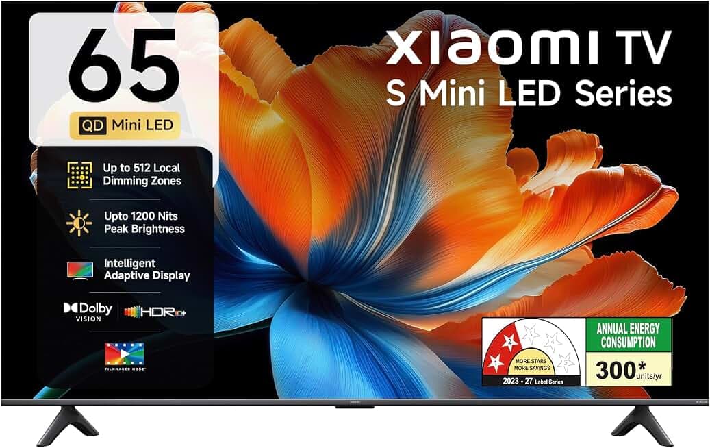 Xiaomi 55 inch OLED Vision 4K Ultra HD Smart Android TV with Dolby Vision IQ - Gaming 144Hz Bundle (Rev 3)